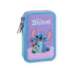 Picture of STITCH 2 ZIP FILLED PENCIL CASE